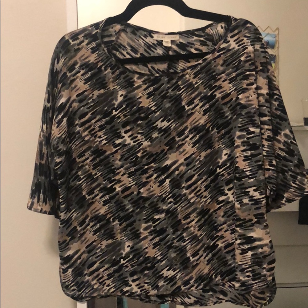 Paper crown blouse
